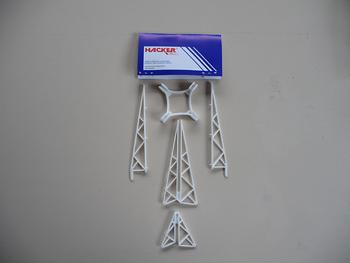 Horns and Motor mount set for aerobatics