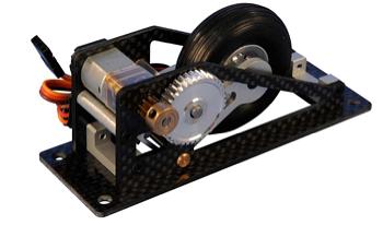 Carrello Elettrico Retrattile per Alianti scala 1:6