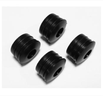 25x23mm carbon steel tube cap 4pcs.