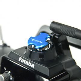 Tappo copri foro antenna V2 per TX FUTABA  e JR - DARK BLU