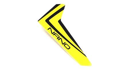 Yellow Vertical Fin with decal: nCP X