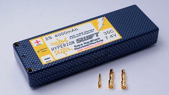 HYPERION  SWIFT 4000 mAh RACE HARDPACK 2s1p - 7.4 V  35 C