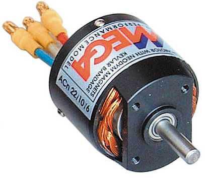 Motore brushless MEGA MOTOR AC n 22/10/4