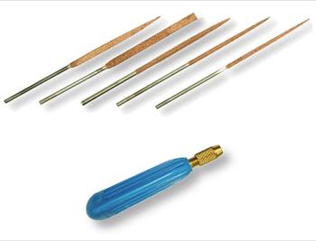 Set di 5 Lime ad ago con impugnatura Easy grip