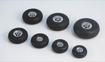 Ruota super leggera con pneumatico in gomma 50 mm