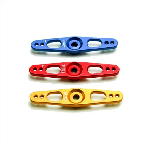 Squadretta Doppia Dritta  FUTABA - Foro=M2 L=40mm - RED