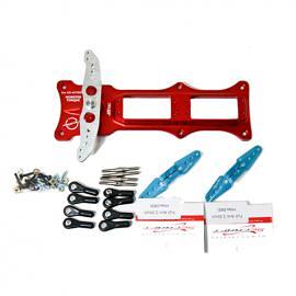 Supporto Push Pull V2 2 Servi - L=76/89 mm.  F=M3 per HS-M7990TH - HS-M7980TH 